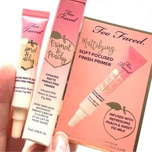 5 for 25⚡️Too Faced Primed & Peachy Mattifying Primer 5ml NIB